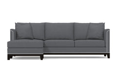 La Brea 2pc Sectional Sofa :: Leg Finish: Espresso / Configuration: LAF - Chaise on the Left