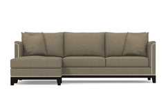 La Brea 2pc Sectional Sofa :: Leg Finish: Espresso / Configuration: LAF - Chaise on the Left
