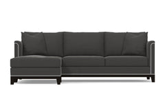La Brea 2pc Sectional Sofa :: Leg Finish: Espresso / Configuration: LAF - Chaise on the Left