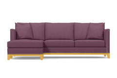 La Brea 2pc Sectional Sofa :: Leg Finish: Natural / Configuration: LAF - Chaise on the Left