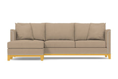 La Brea 2pc Sectional Sofa :: Leg Finish: Natural / Configuration: LAF - Chaise on the Left