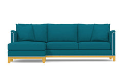 La Brea 2pc Sectional Sofa :: Leg Finish: Natural / Configuration: LAF - Chaise on the Left