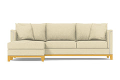La Brea 2pc Sectional Sofa :: Leg Finish: Natural / Configuration: LAF - Chaise on the Left