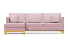 La Brea 2pc Sectional Sofa :: Leg Finish: Natural / Configuration: LAF - Chaise on the Left