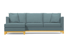 La Brea 2pc Sectional Sofa :: Leg Finish: Natural / Configuration: LAF - Chaise on the Left