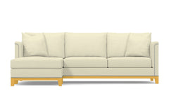 La Brea 2pc Sectional Sofa :: Leg Finish: Natural / Configuration: LAF - Chaise on the Left