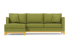 La Brea 2pc Sectional Sofa :: Leg Finish: Natural / Configuration: LAF - Chaise on the Left