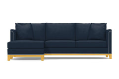 La Brea 2pc Sectional Sofa :: Leg Finish: Natural / Configuration: LAF - Chaise on the Left