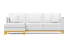 La Brea 2pc Sectional Sofa :: Leg Finish: Natural / Configuration: LAF - Chaise on the Left