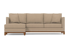 La Brea 2pc Sectional Sofa :: Leg Finish: Pecan / Configuration: LAF - Chaise on the Left