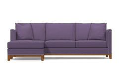 La Brea 2pc Sectional Sofa :: Leg Finish: Pecan / Configuration: LAF - Chaise on the Left