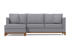 La Brea 2pc Sectional Sofa :: Leg Finish: Pecan / Configuration: LAF - Chaise on the Left