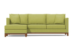 La Brea 2pc Sectional Sofa :: Leg Finish: Pecan / Configuration: LAF - Chaise on the Left