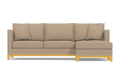 La Brea 2pc Sectional Sofa :: Leg Finish: Natural / Configuration: RAF - Chaise on the Right