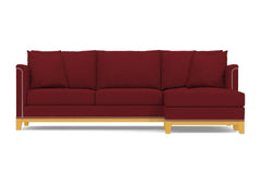 La Brea 2pc Sectional Sofa :: Leg Finish: Natural / Configuration: RAF - Chaise on the Right