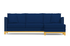 La Brea 2pc Sectional Sofa :: Leg Finish: Natural / Configuration: RAF - Chaise on the Right