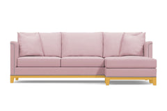 La Brea 2pc Sectional Sofa :: Leg Finish: Natural / Configuration: RAF - Chaise on the Right