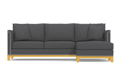 La Brea 2pc Sectional Sofa :: Leg Finish: Natural / Configuration: RAF - Chaise on the Right