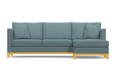La Brea 2pc Sectional Sofa :: Leg Finish: Natural / Configuration: RAF - Chaise on the Right