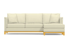 La Brea 2pc Sectional Sofa :: Leg Finish: Natural / Configuration: RAF - Chaise on the Right