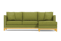 La Brea 2pc Sectional Sofa :: Leg Finish: Natural / Configuration: RAF - Chaise on the Right