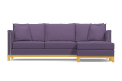 La Brea 2pc Sectional Sofa :: Leg Finish: Natural / Configuration: RAF - Chaise on the Right