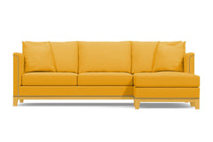 La Brea 2pc Sectional Sofa :: Leg Finish: Natural / Configuration: RAF - Chaise on the Right