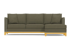 La Brea 2pc Sectional Sofa :: Leg Finish: Natural / Configuration: RAF - Chaise on the Right