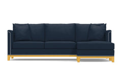 La Brea 2pc Sectional Sofa :: Leg Finish: Natural / Configuration: RAF - Chaise on the Right