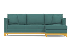 La Brea 2pc Sectional Sofa :: Leg Finish: Natural / Configuration: RAF - Chaise on the Right
