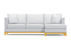 La Brea 2pc Sectional Sofa :: Leg Finish: Natural / Configuration: RAF - Chaise on the Right