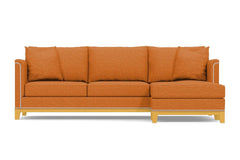 La Brea 2pc Sectional Sofa :: Leg Finish: Natural / Configuration: RAF - Chaise on the Right