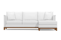 La Brea 2pc Sectional Sofa :: Leg Finish: Pecan / Configuration: RAF - Chaise on the Right