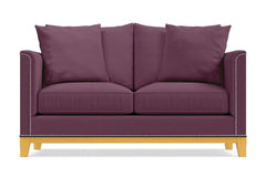 La Brea Twin Size Sleeper Sofa :: Leg Finish: Natural / Sleeper Option: Memory Foam Mattress