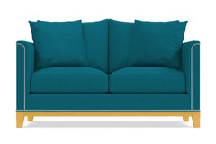 La Brea Twin Size Sleeper Sofa :: Leg Finish: Natural / Sleeper Option: Deluxe Innerspring Mattress