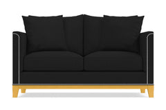 La Brea Apartment Size Sleeper Sofa :: Leg Finish: Natural / Sleeper Option: Memory Foam Mattress