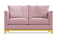 La Brea Twin Size Sleeper Sofa :: Leg Finish: Natural / Sleeper Option: Memory Foam Mattress
