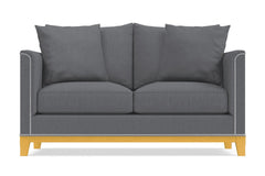 La Brea Twin Size Sleeper Sofa :: Leg Finish: Natural / Sleeper Option: Deluxe Innerspring Mattress