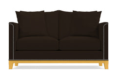 La Brea Twin Size Sleeper Sofa :: Leg Finish: Natural / Sleeper Option: Deluxe Innerspring Mattress