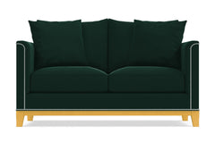 La Brea Twin Size Sleeper Sofa :: Leg Finish: Natural / Sleeper Option: Deluxe Innerspring Mattress