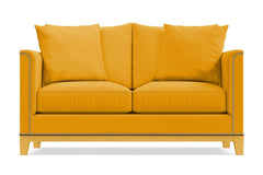 La Brea Twin Size Sleeper Sofa :: Leg Finish: Natural / Sleeper Option: Memory Foam Mattress