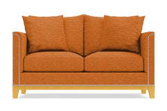 La Brea Twin Size Sleeper Sofa :: Leg Finish: Natural / Sleeper Option: Memory Foam Mattress