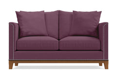 La Brea Twin Size Sleeper Sofa :: Leg Finish: Pecan / Sleeper Option: Deluxe Innerspring Mattress
