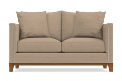 La Brea Twin Size Sleeper Sofa :: Leg Finish: Pecan / Sleeper Option: Deluxe Innerspring Mattress