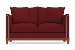 La Brea Twin Size Sleeper Sofa :: Leg Finish: Pecan / Sleeper Option: Deluxe Innerspring Mattress