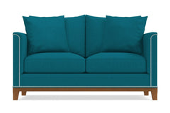 La Brea Apartment Size Sleeper Sofa :: Leg Finish: Pecan / Sleeper Option: Deluxe Innerspring Mattress