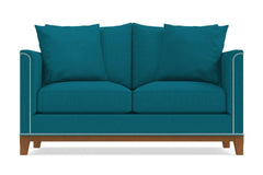 La Brea Twin Size Sleeper Sofa :: Leg Finish: Pecan / Sleeper Option: Deluxe Innerspring Mattress