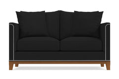 La Brea Twin Size Sleeper Sofa :: Leg Finish: Pecan / Sleeper Option: Deluxe Innerspring Mattress