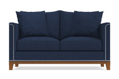 La Brea Twin Size Sleeper Sofa :: Leg Finish: Pecan / Sleeper Option: Memory Foam Mattress