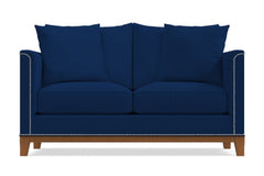 La Brea Twin Size Sleeper Sofa :: Leg Finish: Pecan / Sleeper Option: Deluxe Innerspring Mattress